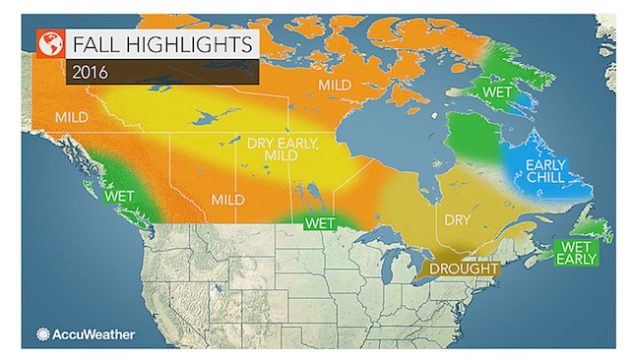 'Mainly mild' sums up AccuWeather's fall forecast - Greenhouse Canada